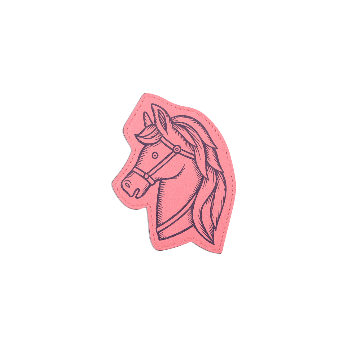 에르메스 H081868CKK4 H 큐리오시떼 홀스 브로치 로즈 에떼 Z 각인(Hermes H081868CKK4 H Curiosite Horse Brooch Rose Ete Z Engraving)