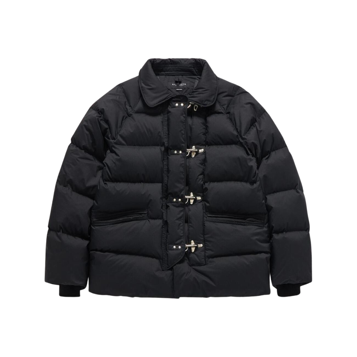 [KREAM 단독] 이스트로그 파이어맨 다운 자켓 블랙 - 25FW([KREAM 단독] Eastlogue Fireman Down Jacket Black - 25FW)