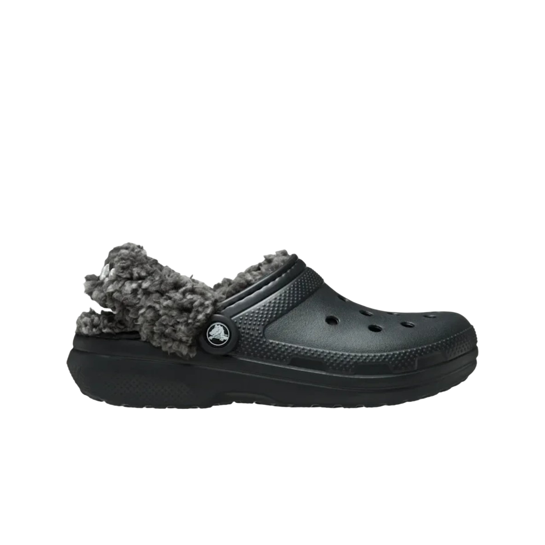 211396-001 Crocs Classic Fleece Lined Clog Black