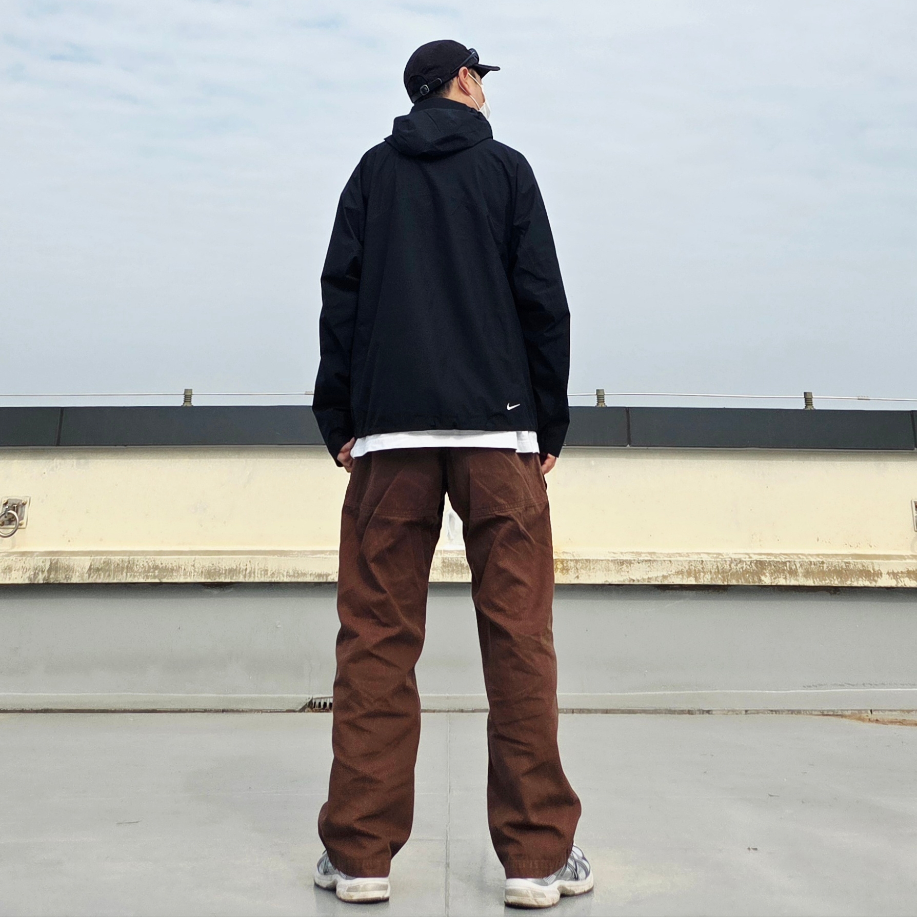Oakley Eye Jacket Redux Matte Black Frame Prizm Grey Lenses High Bridge Fit, Nike ACG Storm-Fit ADV Cascade Rains Full Zip Jacket Black - Asia 착용 스타일 - 5