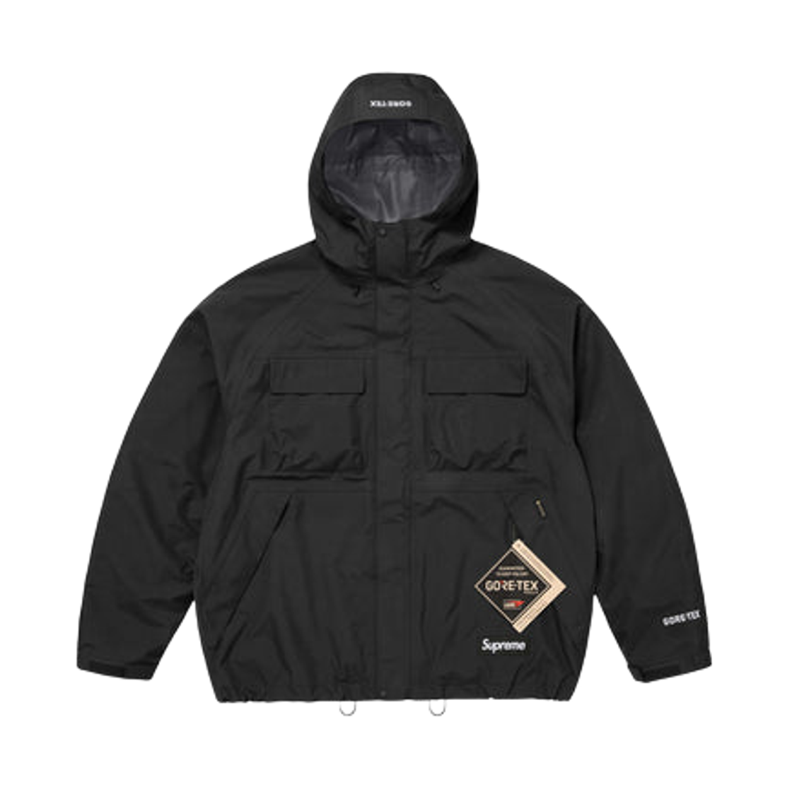 슈프림 고어텍스 쉘 자켓 블랙 - 25FW