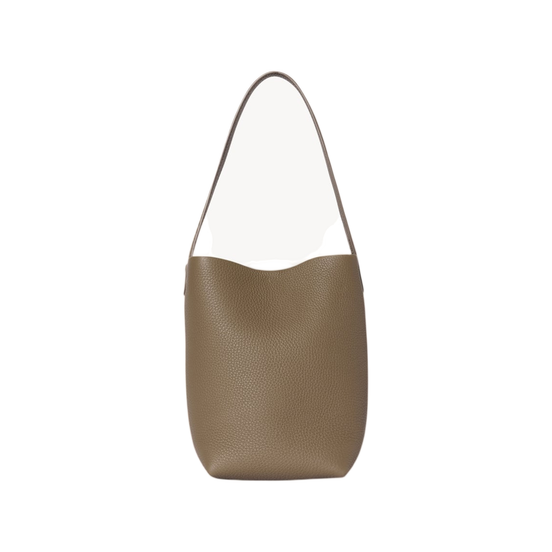 더 로우 스몰 N/S 파크 토트백 레더 스모크드 토프(The Row Small N/S Park Tote Bag in Leather Smoked Taupe)