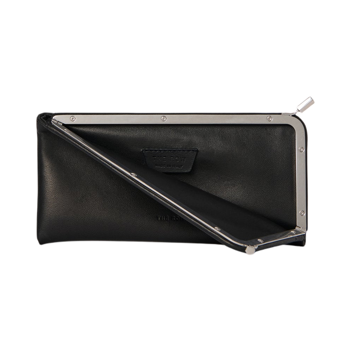 더 로우 레더 스냅 선글라스 케이스 블랙(The Row Leather Snap Sunglasses Case Black) - 2