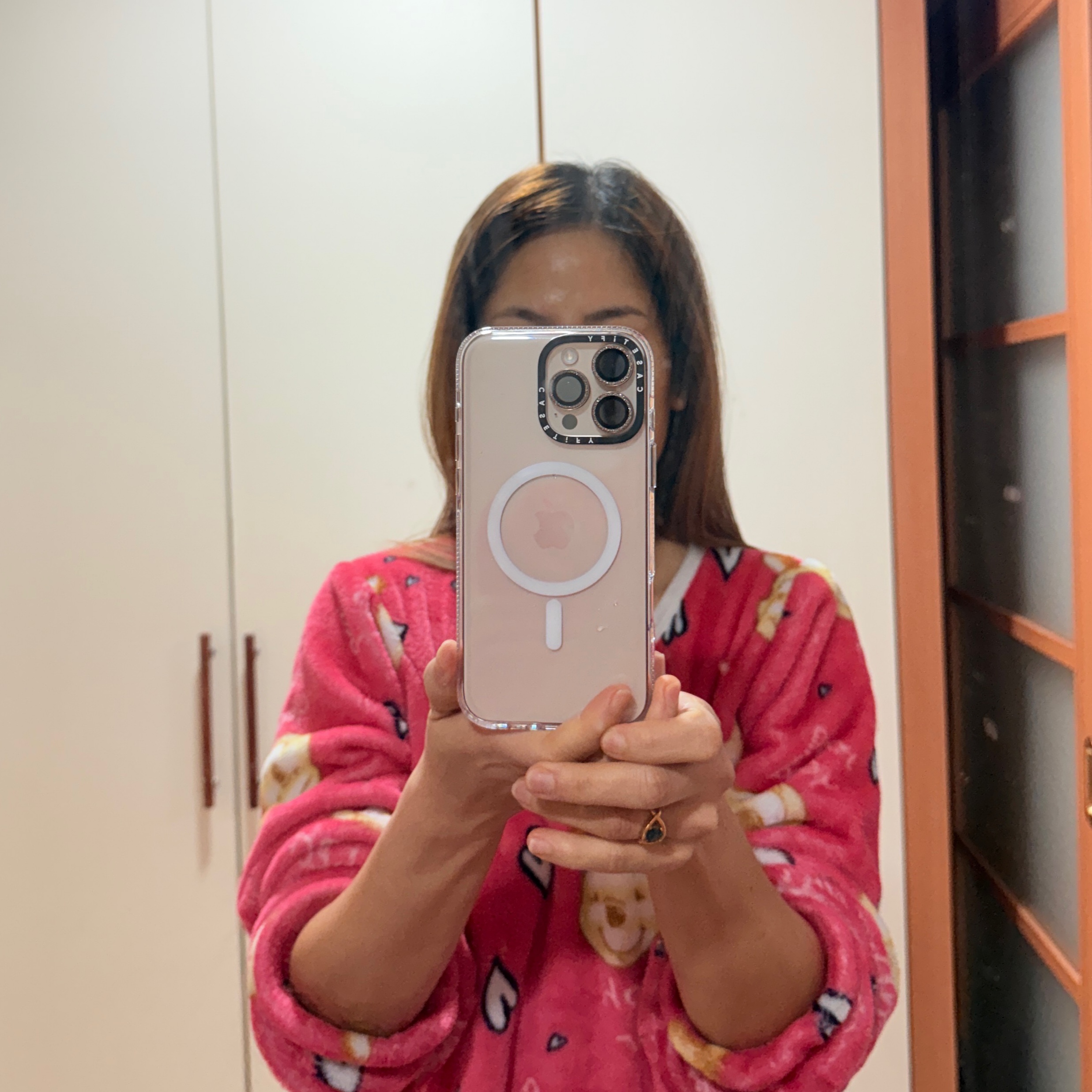 Casetify iPhone Custom Phone MagSafe Case Clear 착용 스타일
