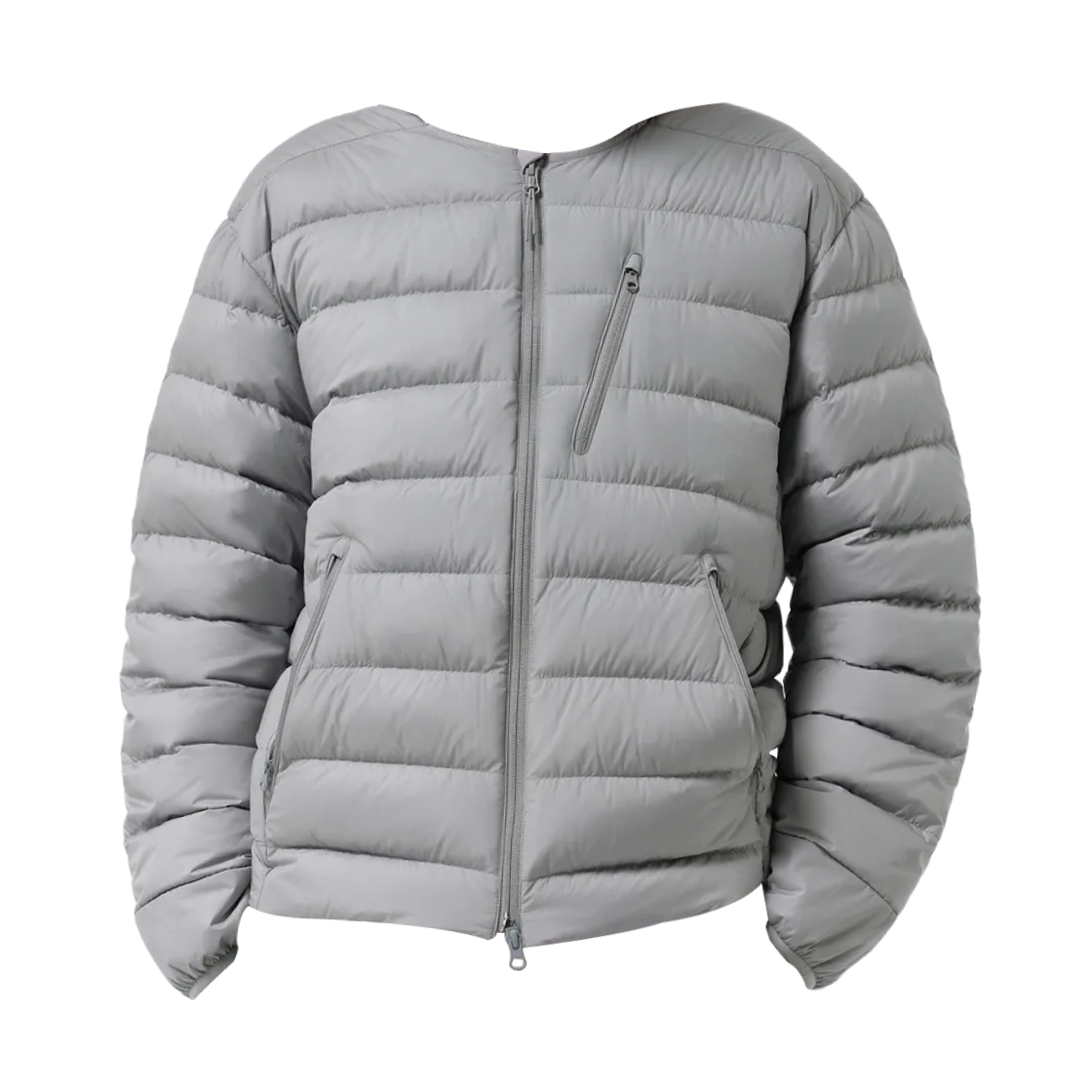 MMEDJ9B11-LG Musinsa Standard City Leisure Round Neck Light Down Jacket Light Grey