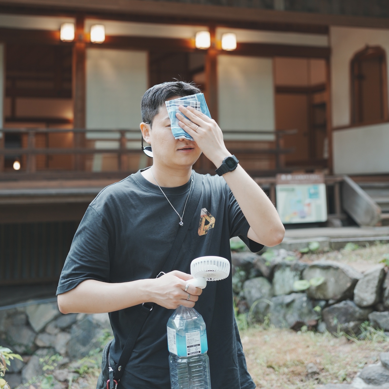 Palace Tri-Lager T-Shirt Black - 20FW 착용 스타일