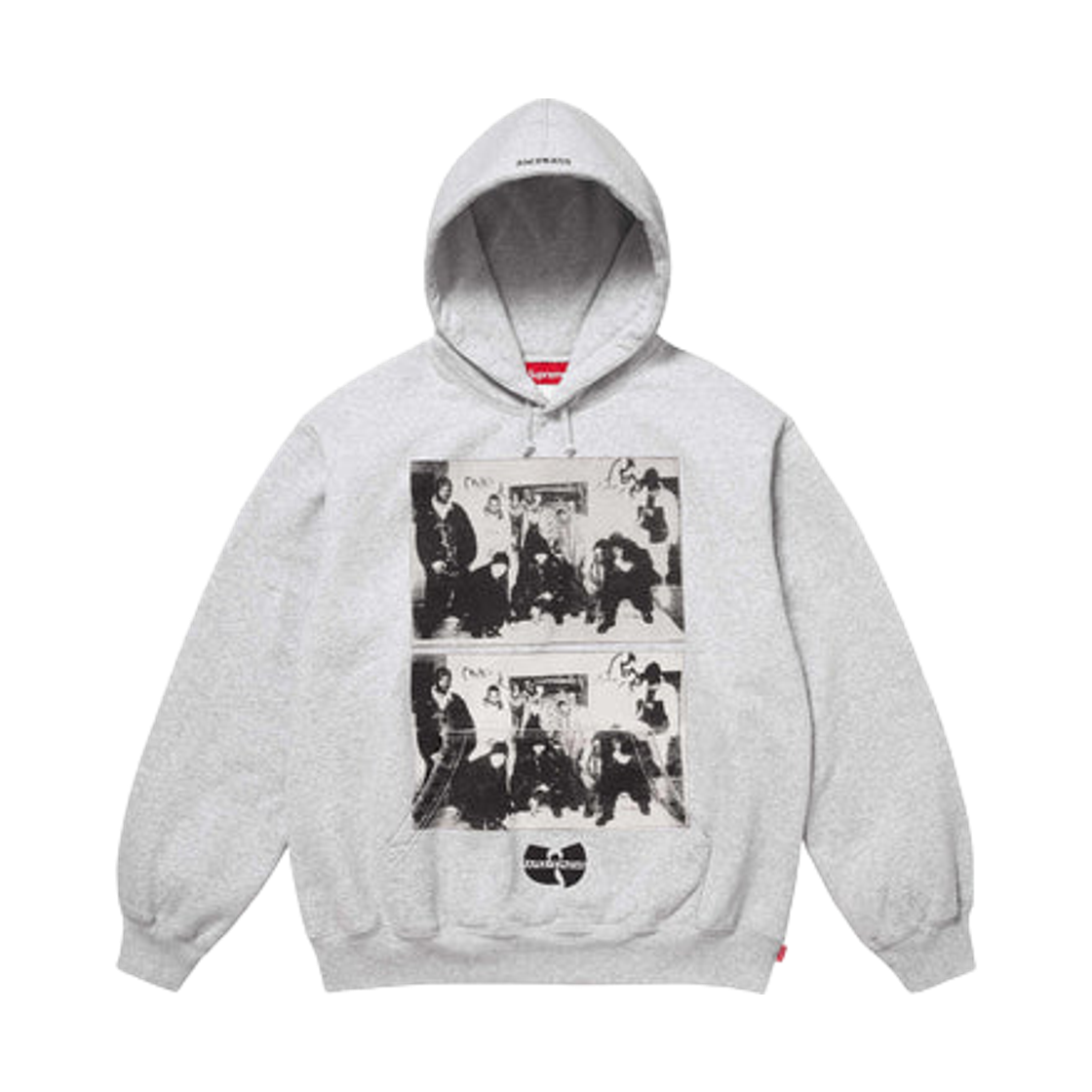 - Supreme x Wu-Tang Clan Hooded Sweatshirt Ash Grey - 25FW