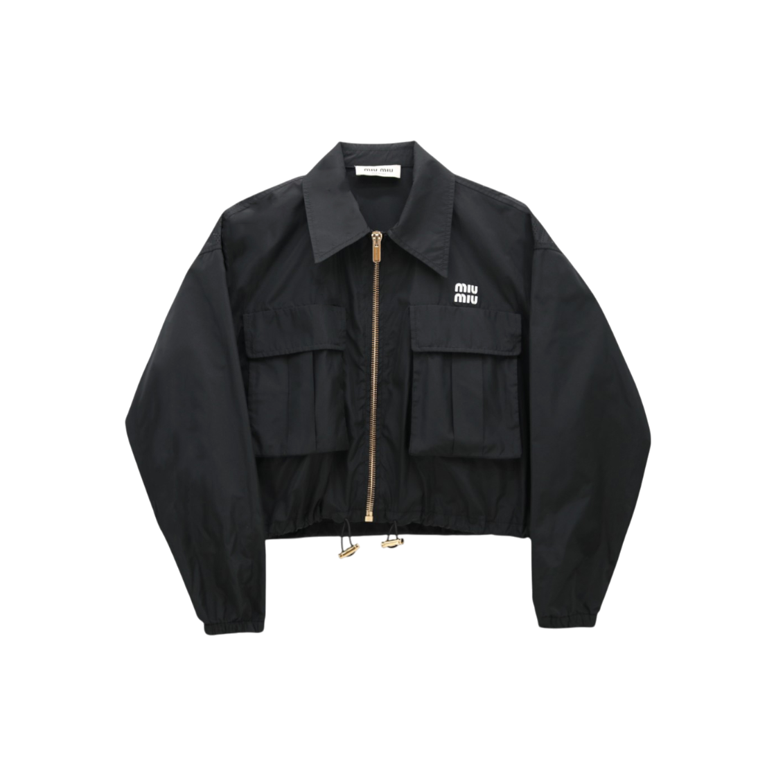 ITKNGBWCW2B6 Miu Miu Technical Silk Jacket