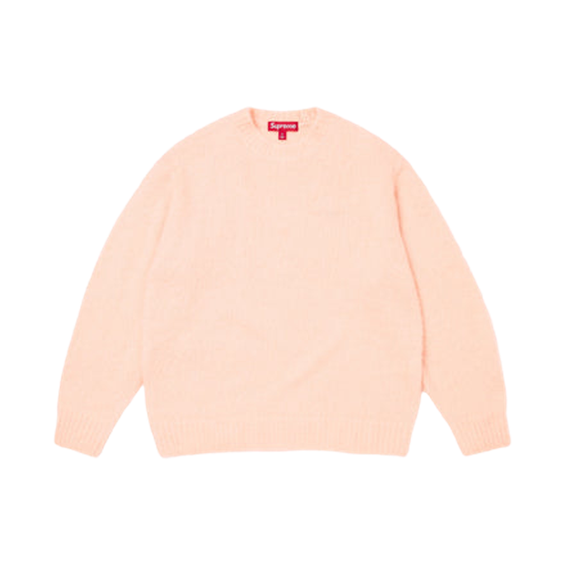 - Supreme Brushed Mohair Sweater Light Pink - 25FW