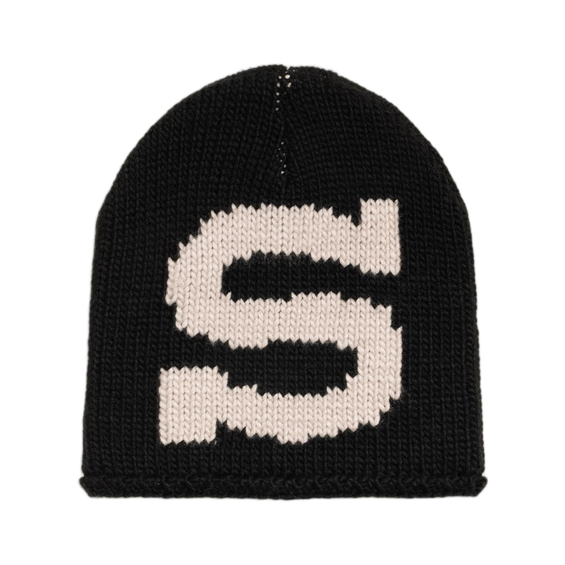 스투시 니트 스컬캡 벌리 S 블랙(Stussy Knit Skullcap Burly S Black)