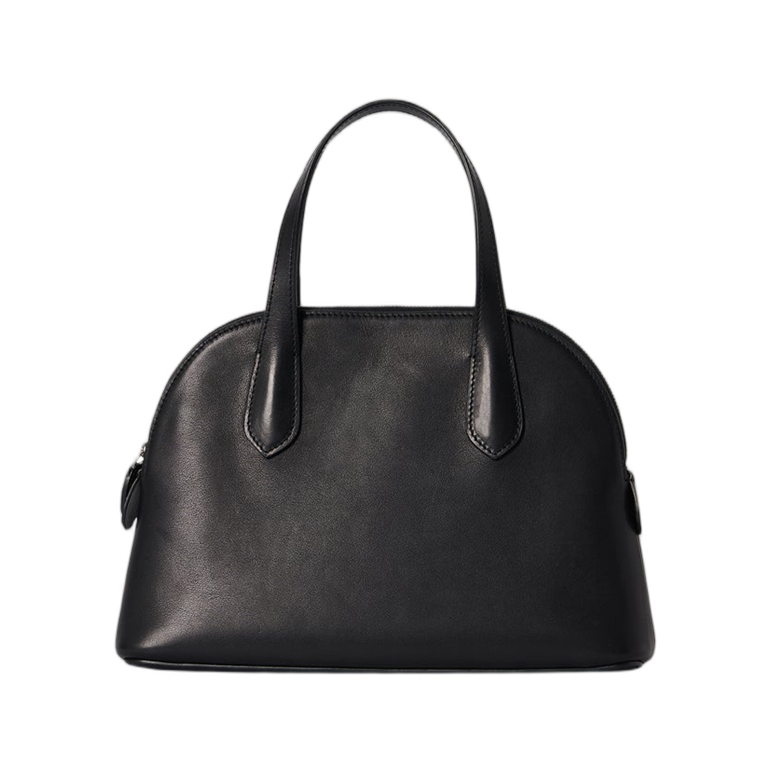 W1908L72BAS The Row Medium Ingrid Bag in Leather Black