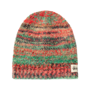 Stussy Skullcap Textured Multi Yarn Beanie Green Multi