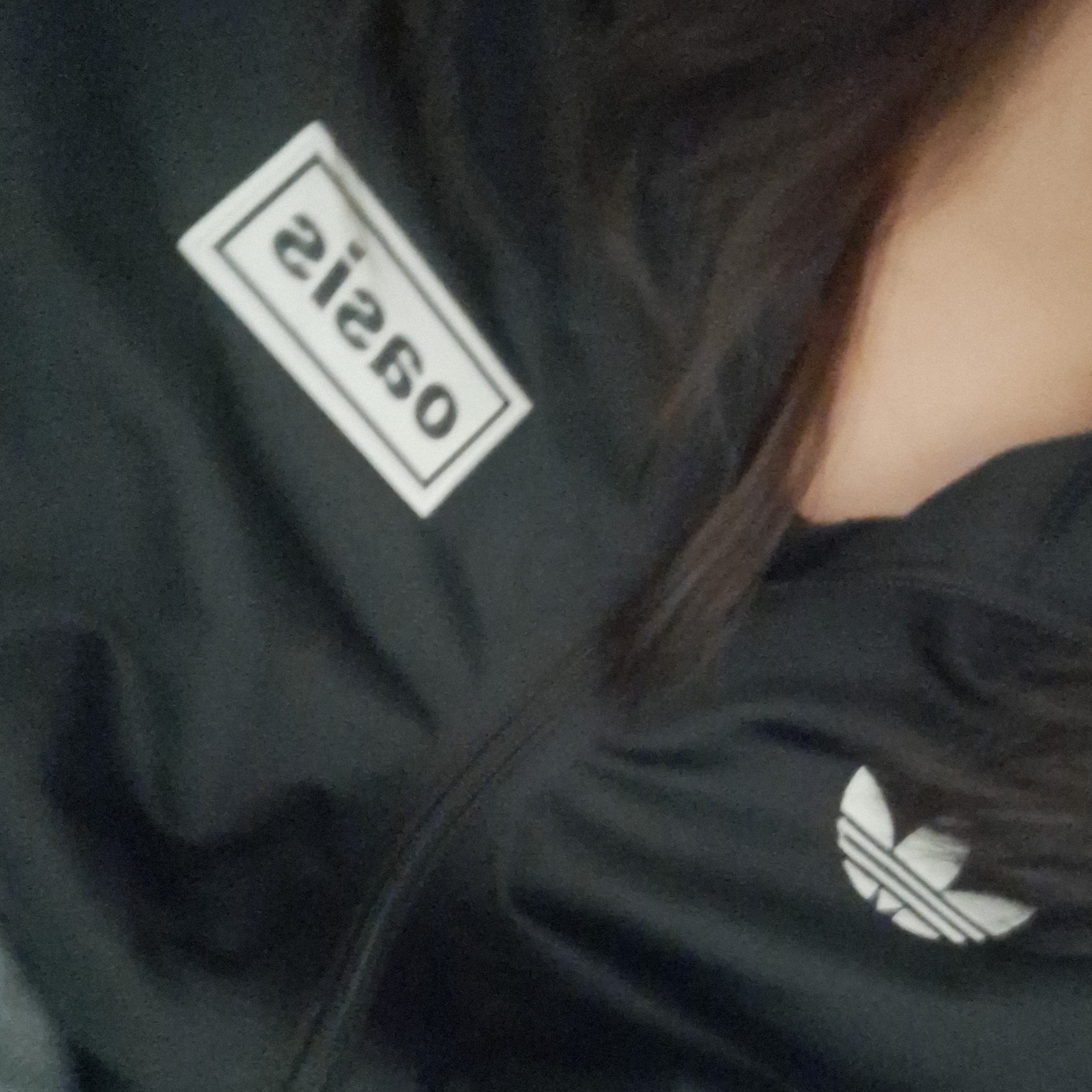 Adidas x Oasis Tour Firebird Track Top Black - KR Sizing 착용 스타일