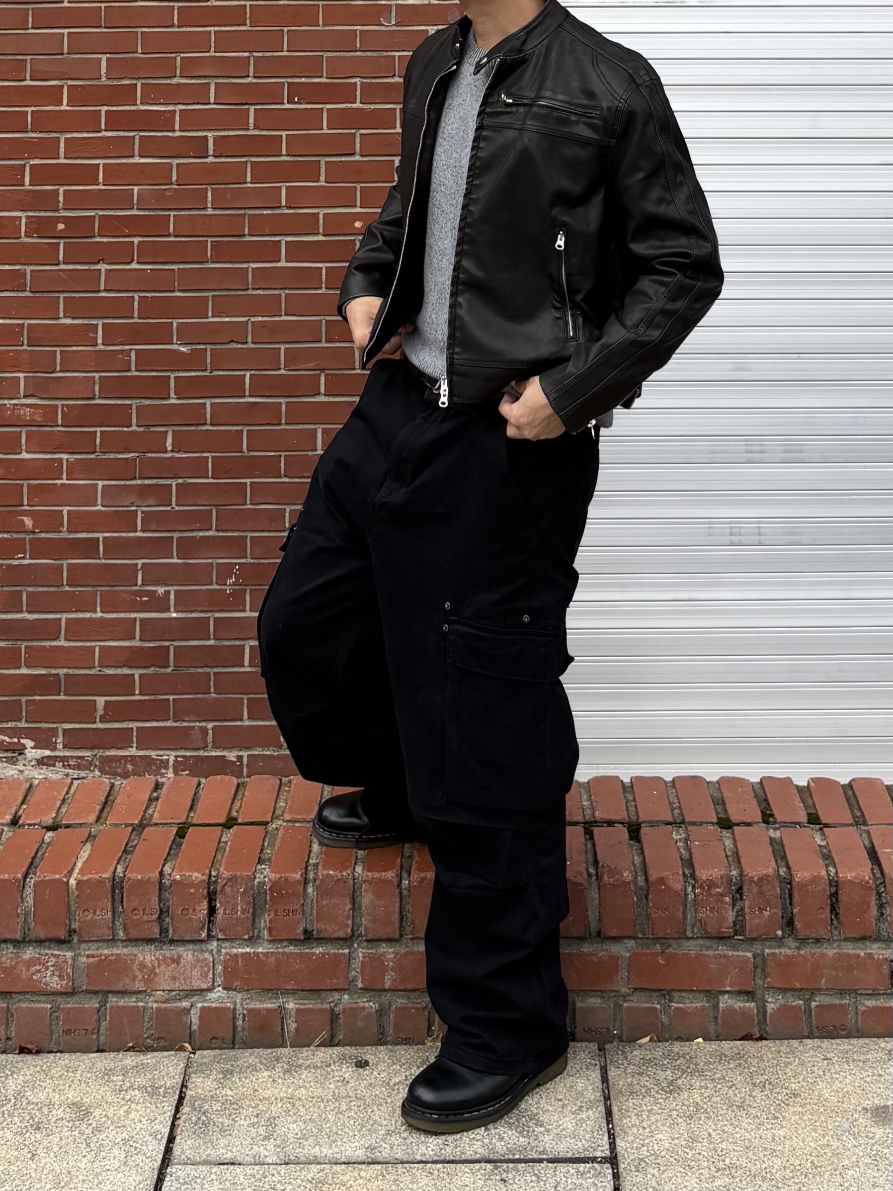 Dr. Martens 1461 Smooth Black, Dr. Martens 1460 Smooth Boots Black 착용 스타일 - 5