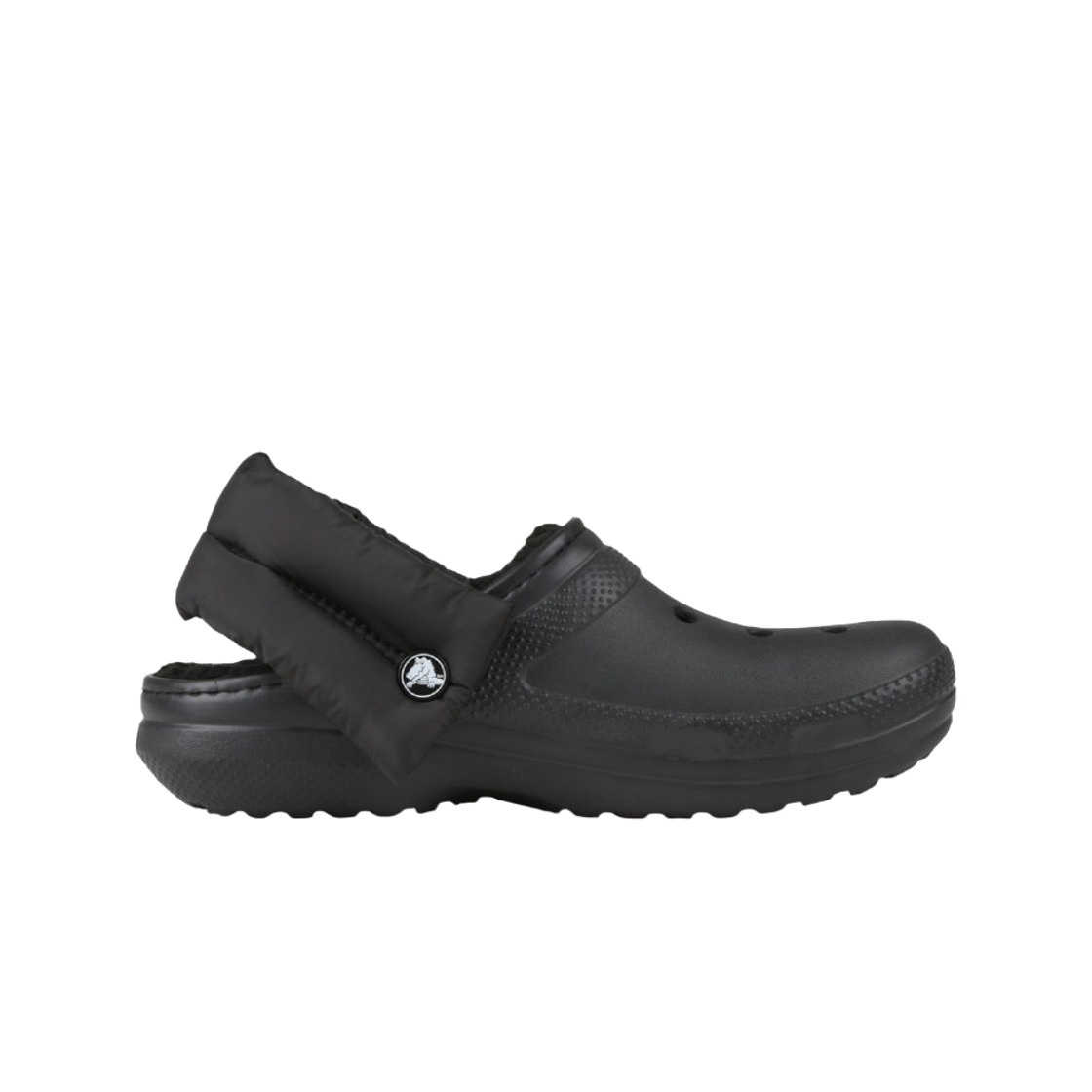 크록스 클래식 퍼프 스트랩 라인드 클로그 블랙(Crocs Classic Puff Strap Lined Clog Black) - 1