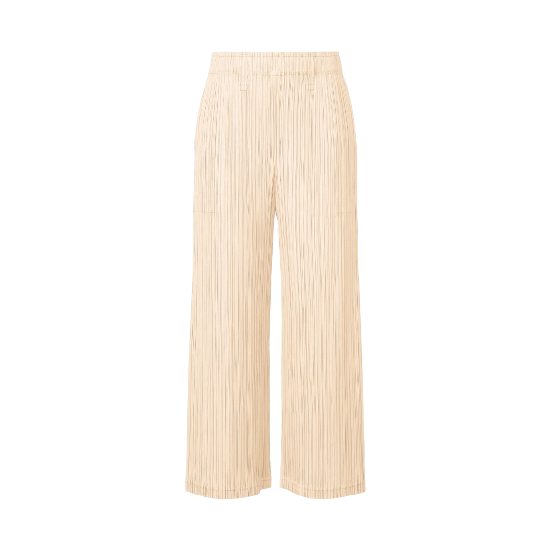 PP53-JF382-02 (W) Pleats Please Issey Miyake Thicker Bottoms 2 Off White