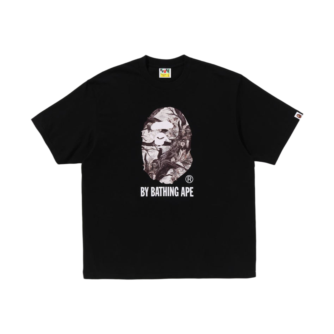 - BAPE Tree Edge Camo By Bathing Ape Relaxed Fit T-Shirt Black