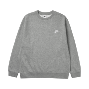 Nike NSW Club Fleece Crew Sweatshirt Dark Grey Heather - US/EU