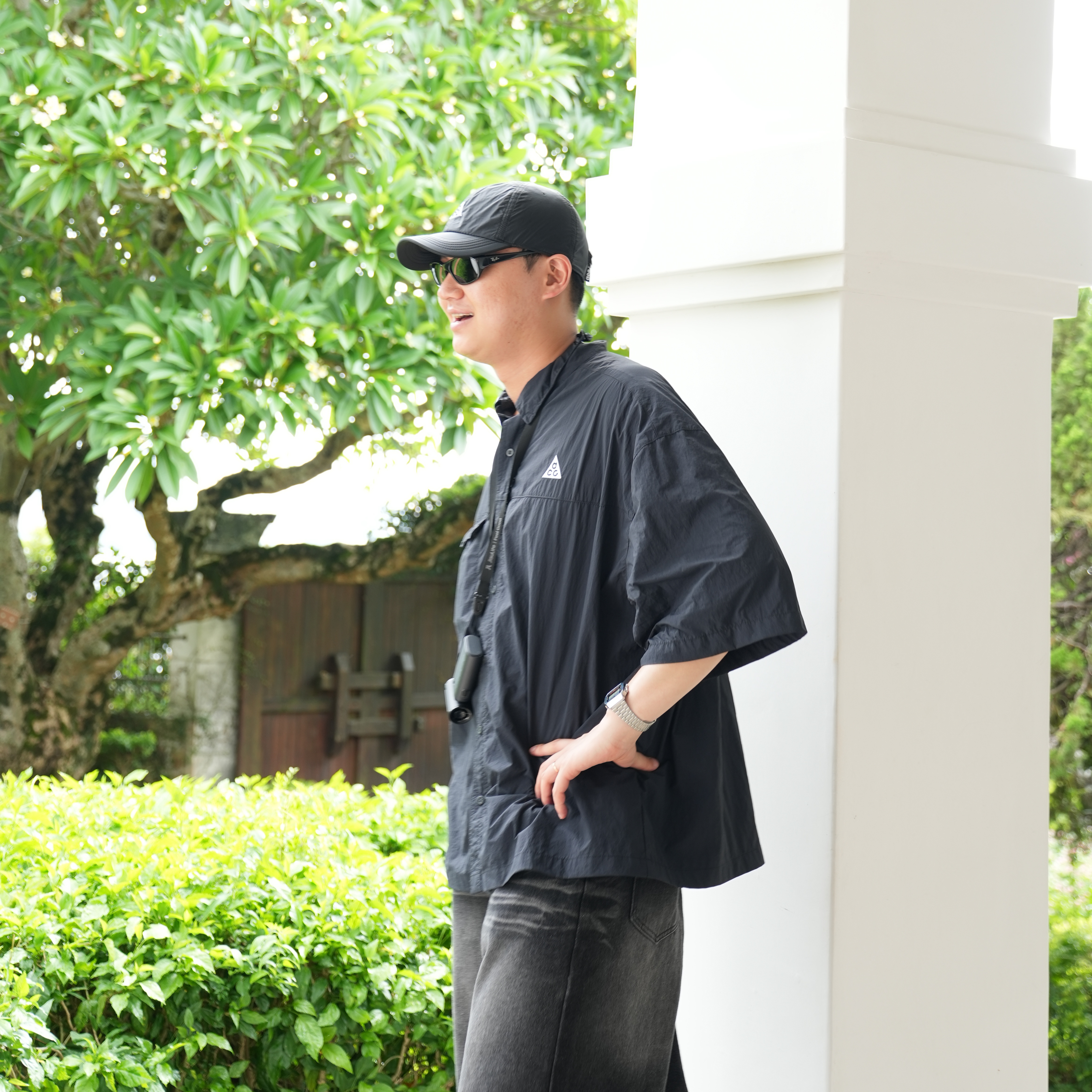 Nike ACG Trail Cap Black 착용 스타일