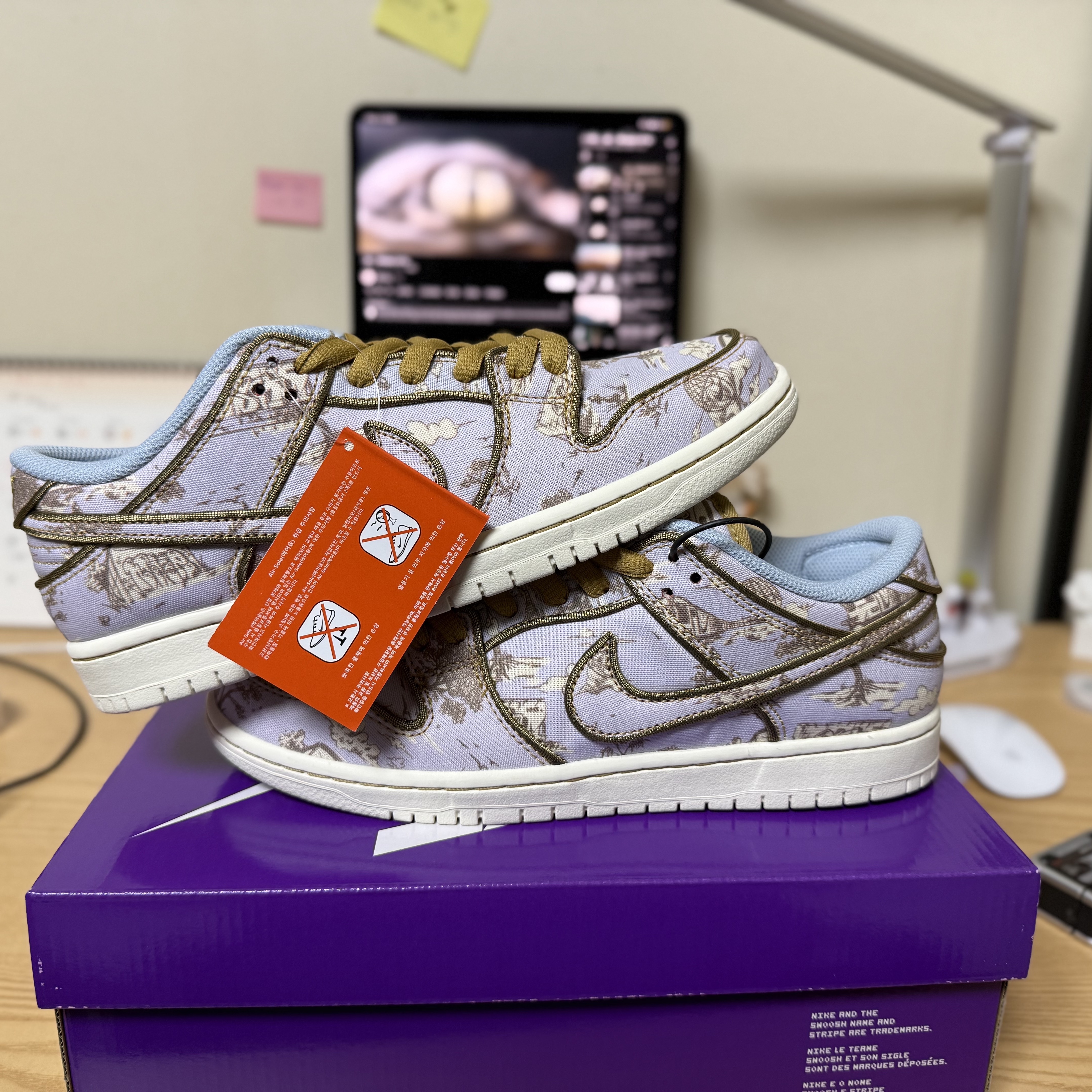 Nike SB Dunk Low Pro Premium Toile 착용 스타일