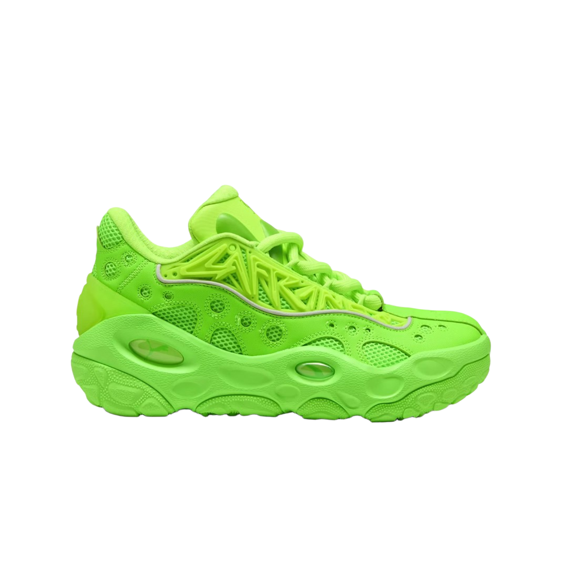 푸마 라멜로 볼 라프랑스 RNR 플루로 그린 페스 그린 글레어(Puma Lamelo Ball Lafrance RNR Fluro Green Pes Green Glare)