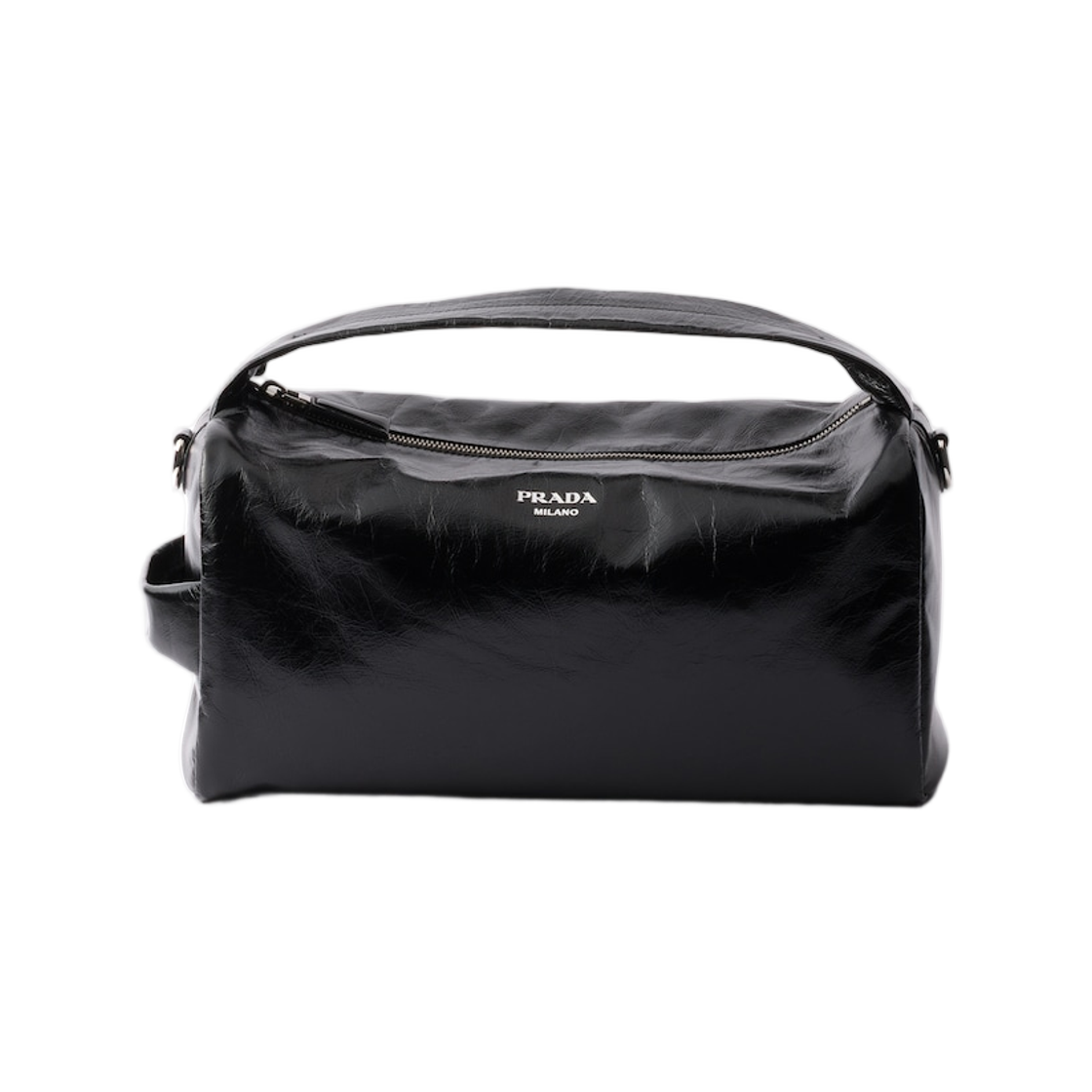2VH194-2CYR-F0002 Prada Leather Shoulder Bag Black