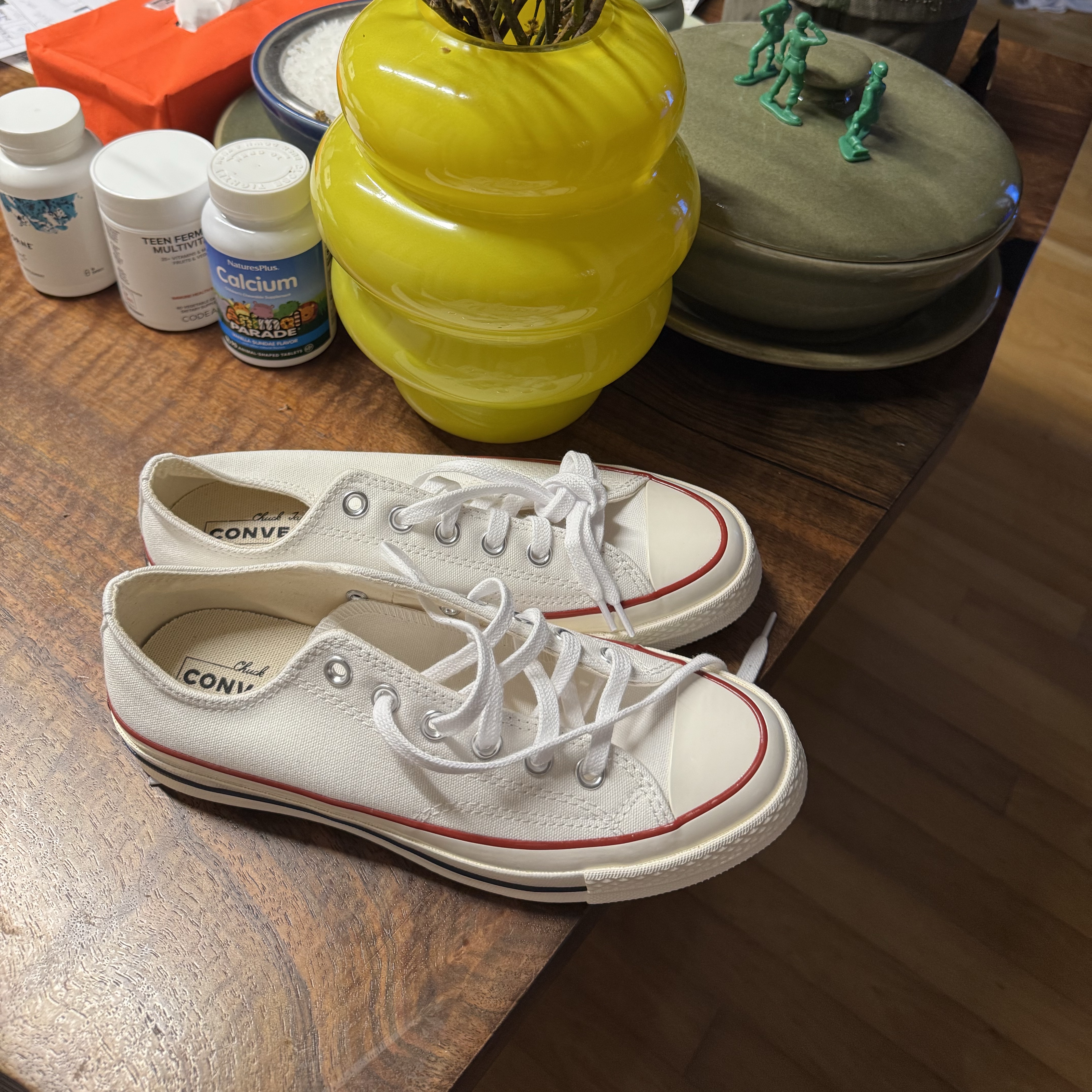 Converse Chuck 70 High Vintage Canvas White 착용 스타일