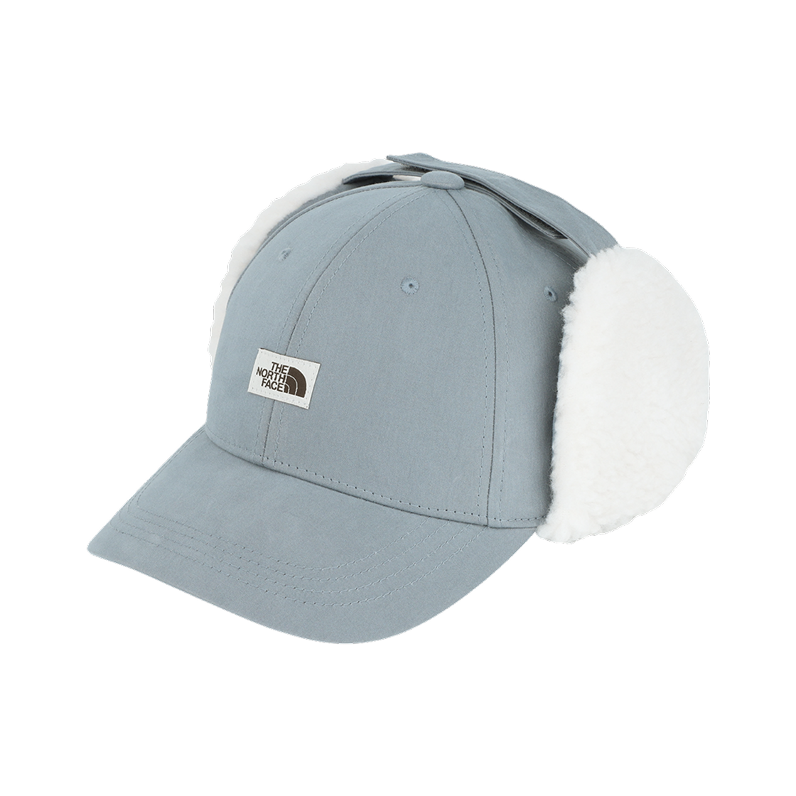 NE3CR53P The North Face Earmuff Hard Ball Cap Grayish Blue - 25FW