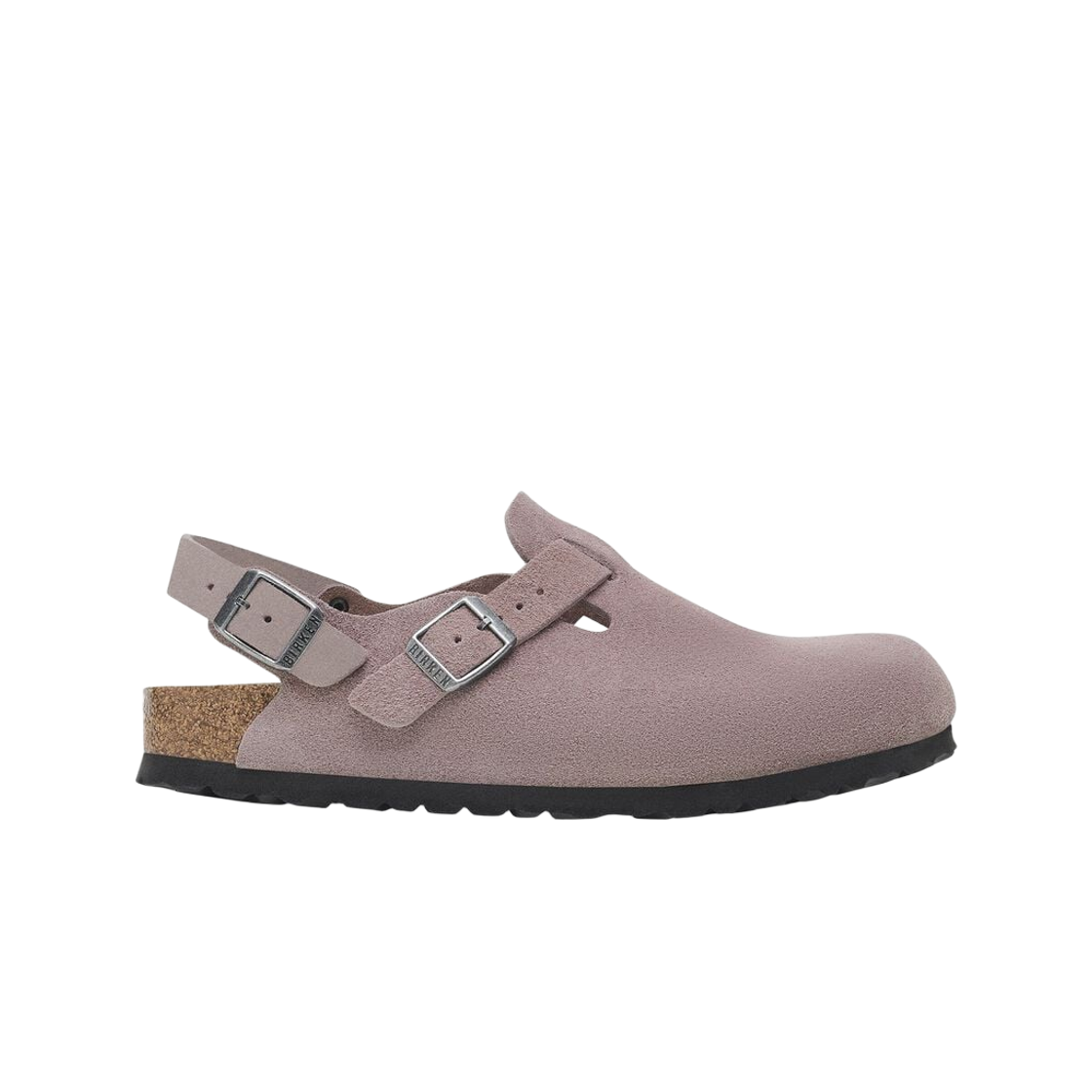 1028216 Birkenstock Tokio Suede Leather Faded Purple - Narrow