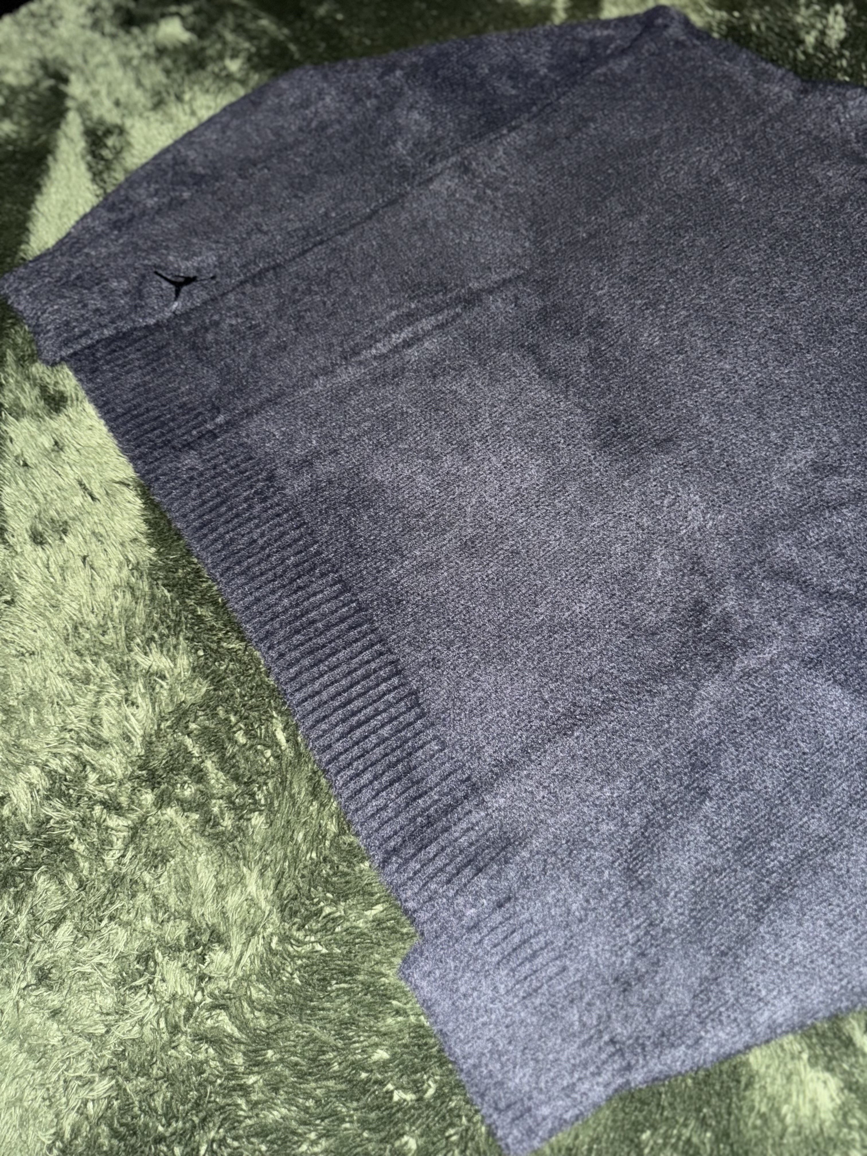 Jordan Flight Heritage Crop Jumper Off-Noir - Asia 착용 스타일 - 8