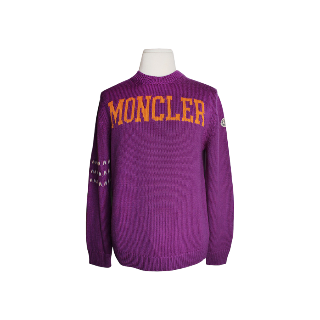 IT653BEQHQR2 Moncler Violet Wool Men's Knit Top