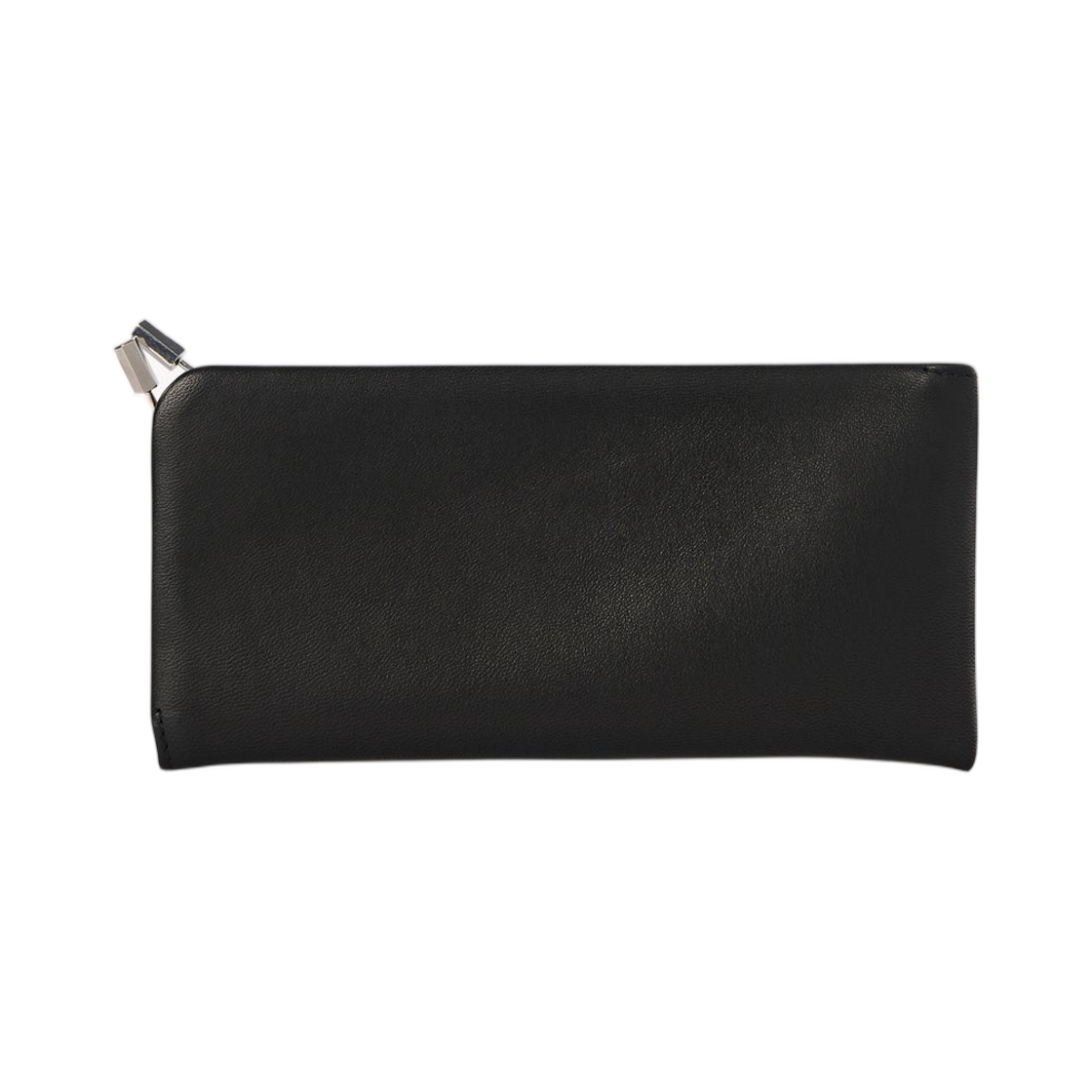 W1822L614BLANS The Row Leather Snap Sunglasses Case Black