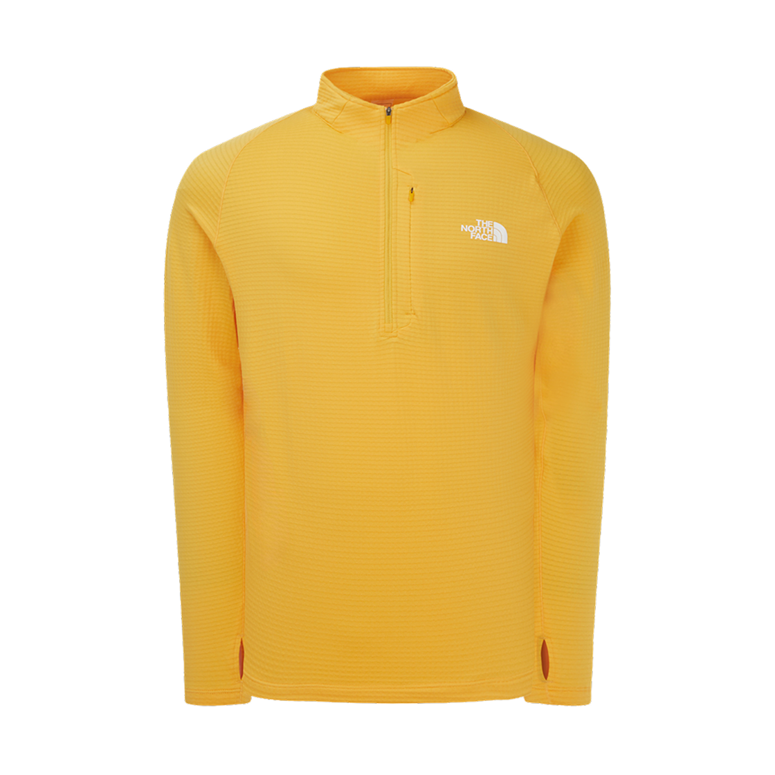 NT7LR98C The North Face Ortler L/S Zip T-Shirt Yellow - 25FW