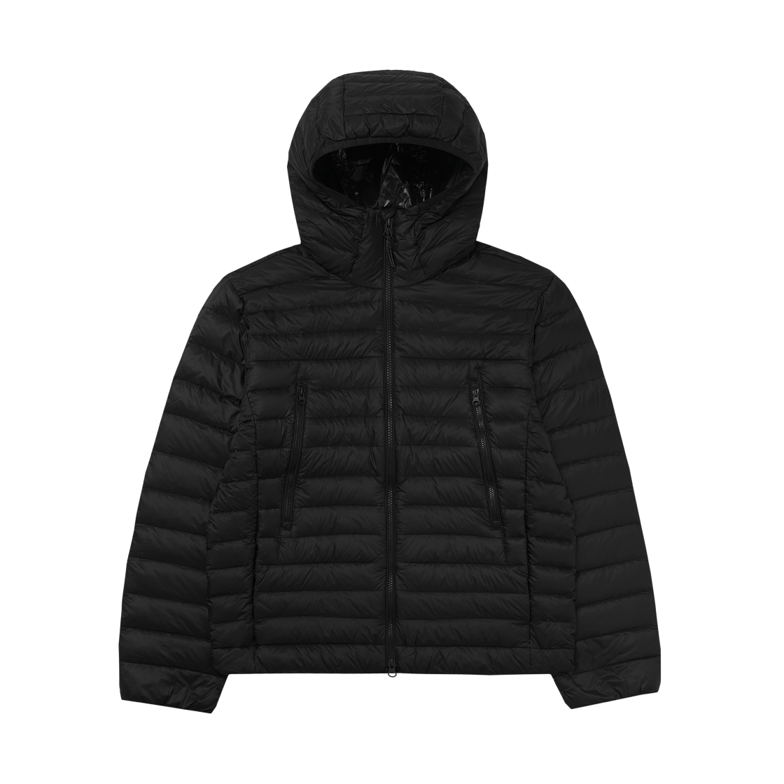 무신사 스탠다드 시티 레저 시어 립스탑 후디드 라이트 다운 재킷 블랙(Musinsa Standard City Leisure Sheer Ripstop Hooded Light Down Jacket Black)