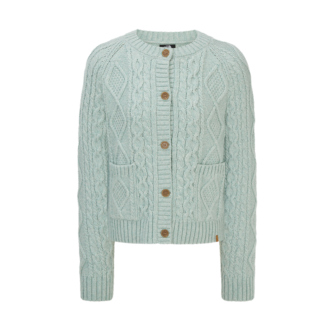 NJ5SR88B (W) The North Face Luoto Wool Cardigan Mint - 25FW