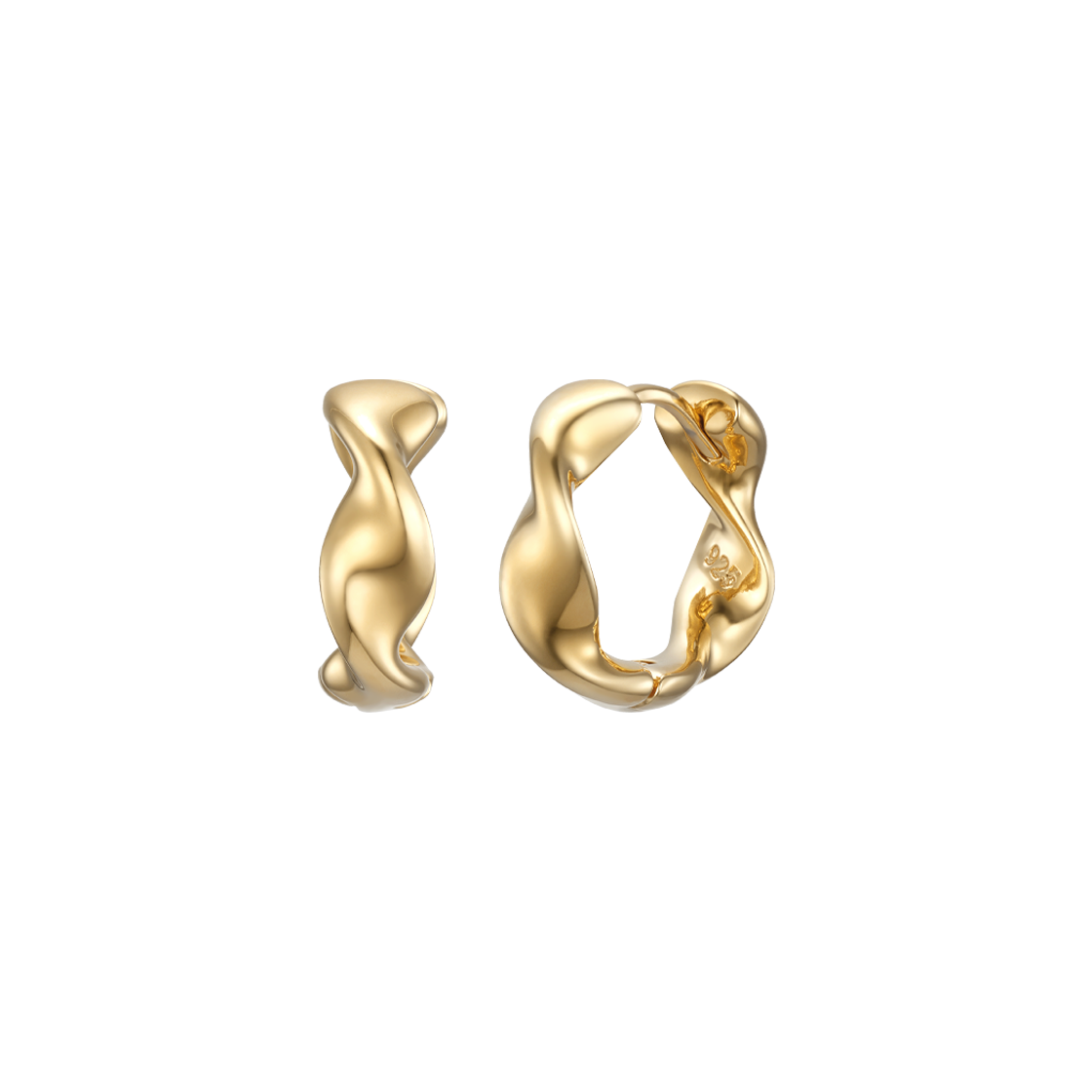 E01591 Byweekend Oslo Earring Gold