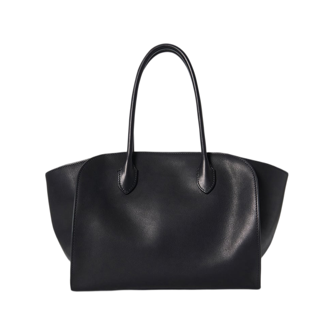 W1802L72BAS The Row Marlo 12 Bag in Leather Black