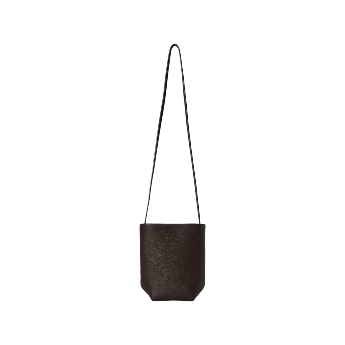 W1863L129DEOS The Row N/S Park Crossbody Bag in Leather Deep Brown