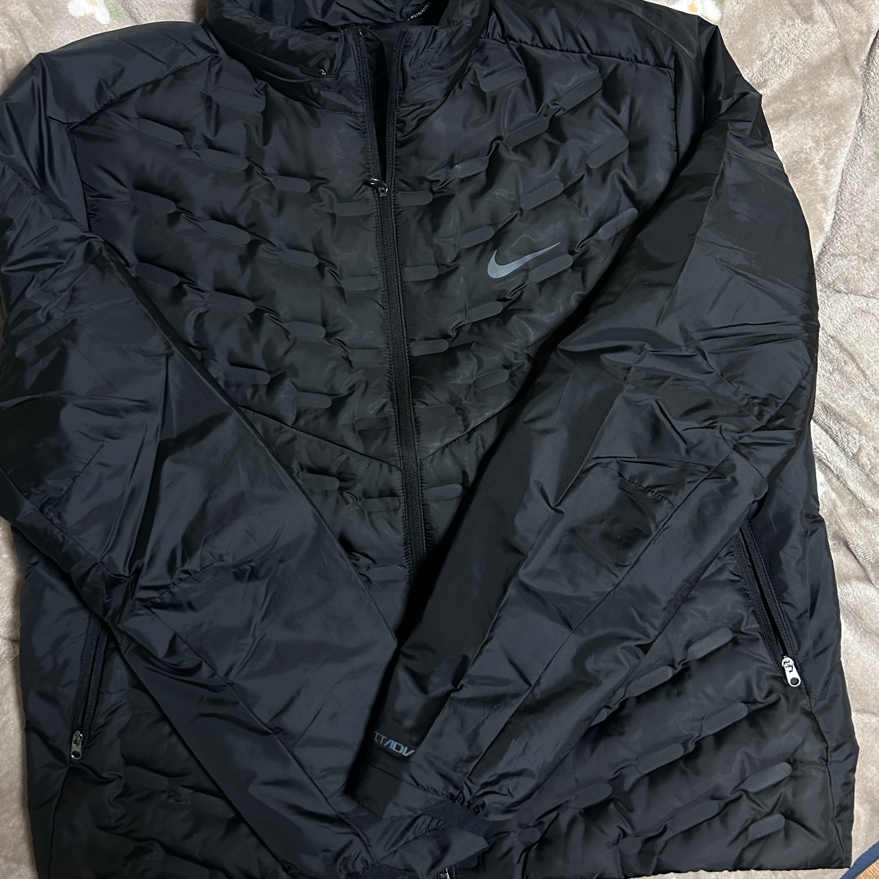 Nike Therma-Fit ADV Aeroloft Repel Down Running Jacket Black - Asia 착용 스타일
