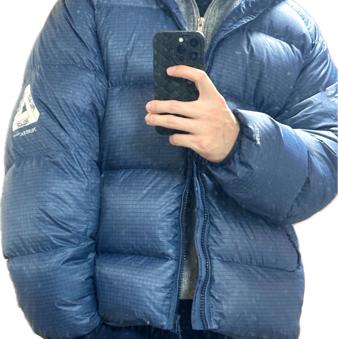 Palace Pertex Quantum RS Puffa Blue - 25FW 착용 스타일