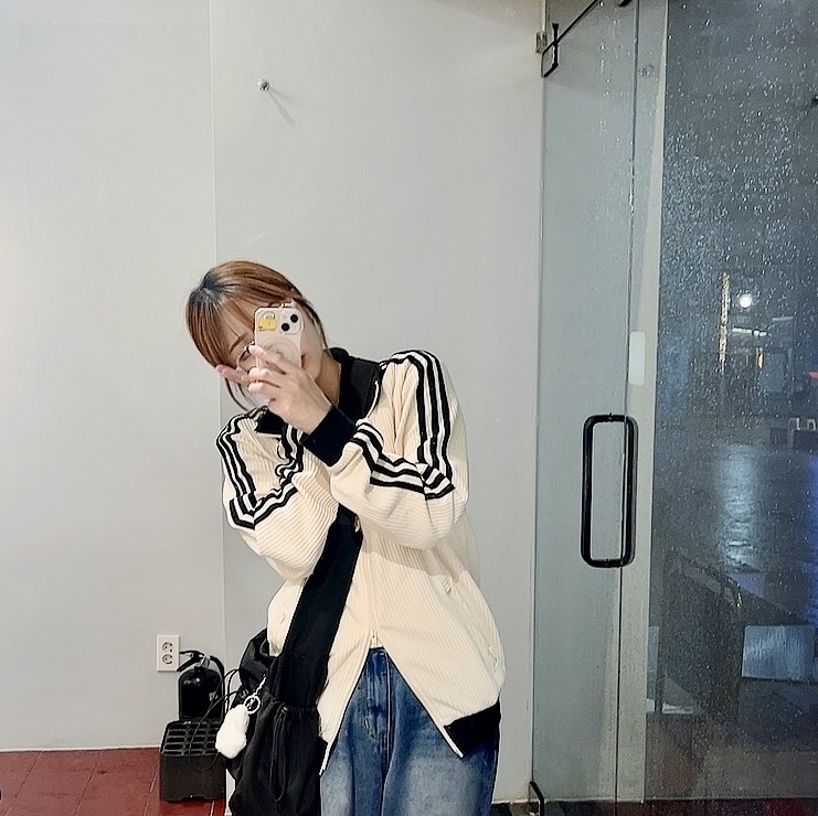 Adidas Waffle Beckenbauer Track Top Wonder White - KR Sizing 착용 스타일