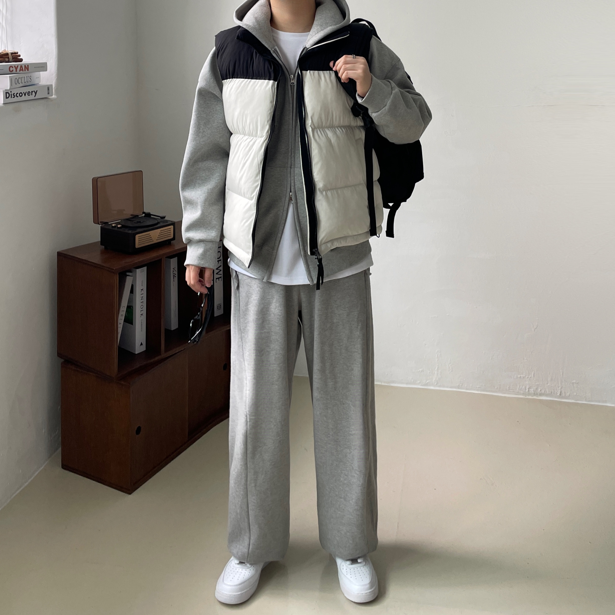 Nike Air Force 1 '07 Low White 착용 스타일 - 1