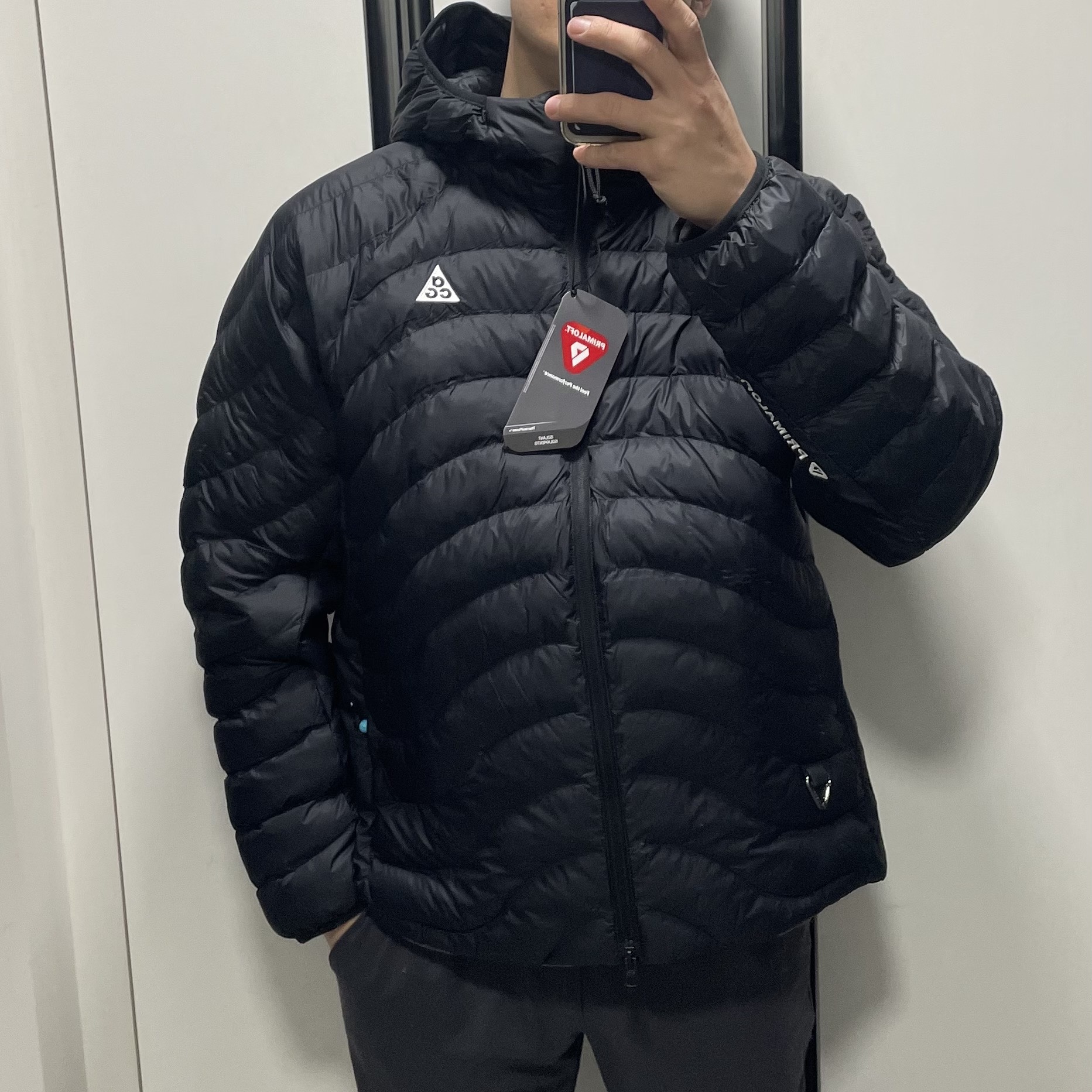 Nike ACG Lava Flow Therma-Fit ADV Jacket Black Summit White - Asia 착용 스타일 - 2