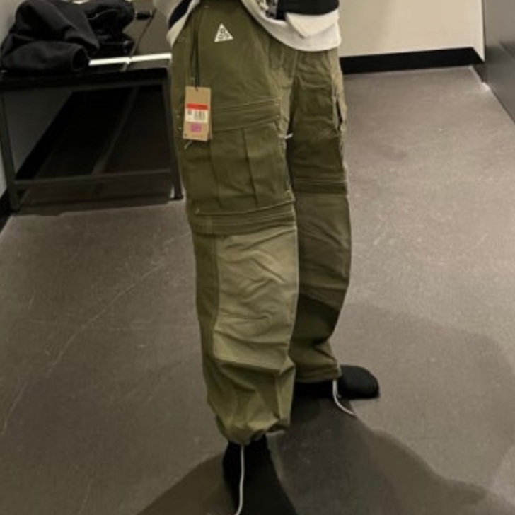Nike ACG Smith Summit Cargo Pants Cargo Khaki - Asia 착용 스타일