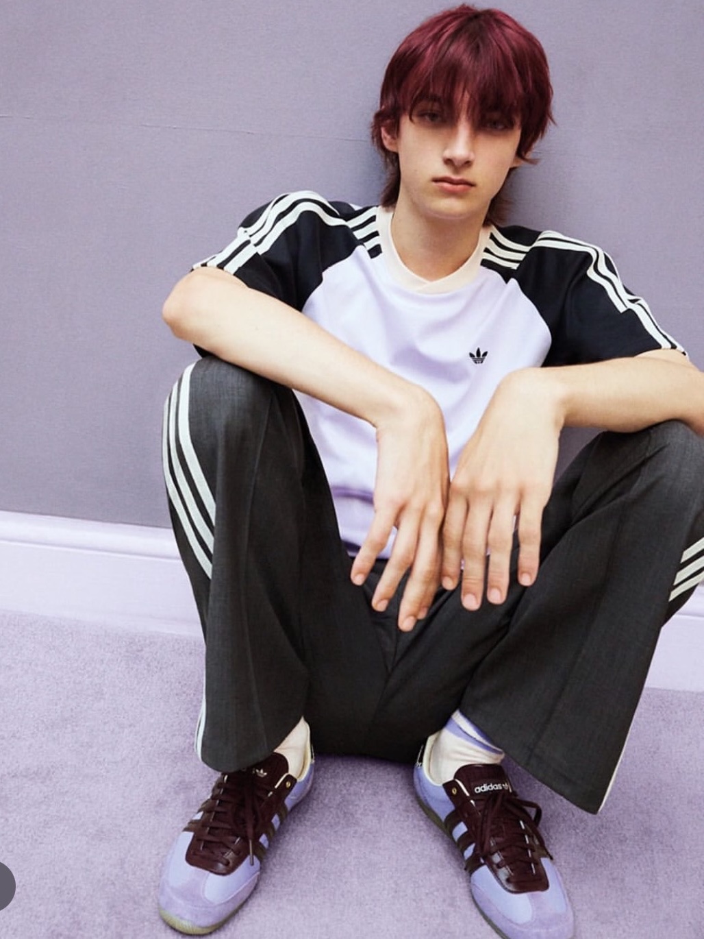 Adidas x Wales Bonner Wool Blouson Dark Grey Heather - KR Sizing, Adidas x Wales Bonner Wool Pants Dark Grey Heather - KR Sizing 착용 스타일 - 2
