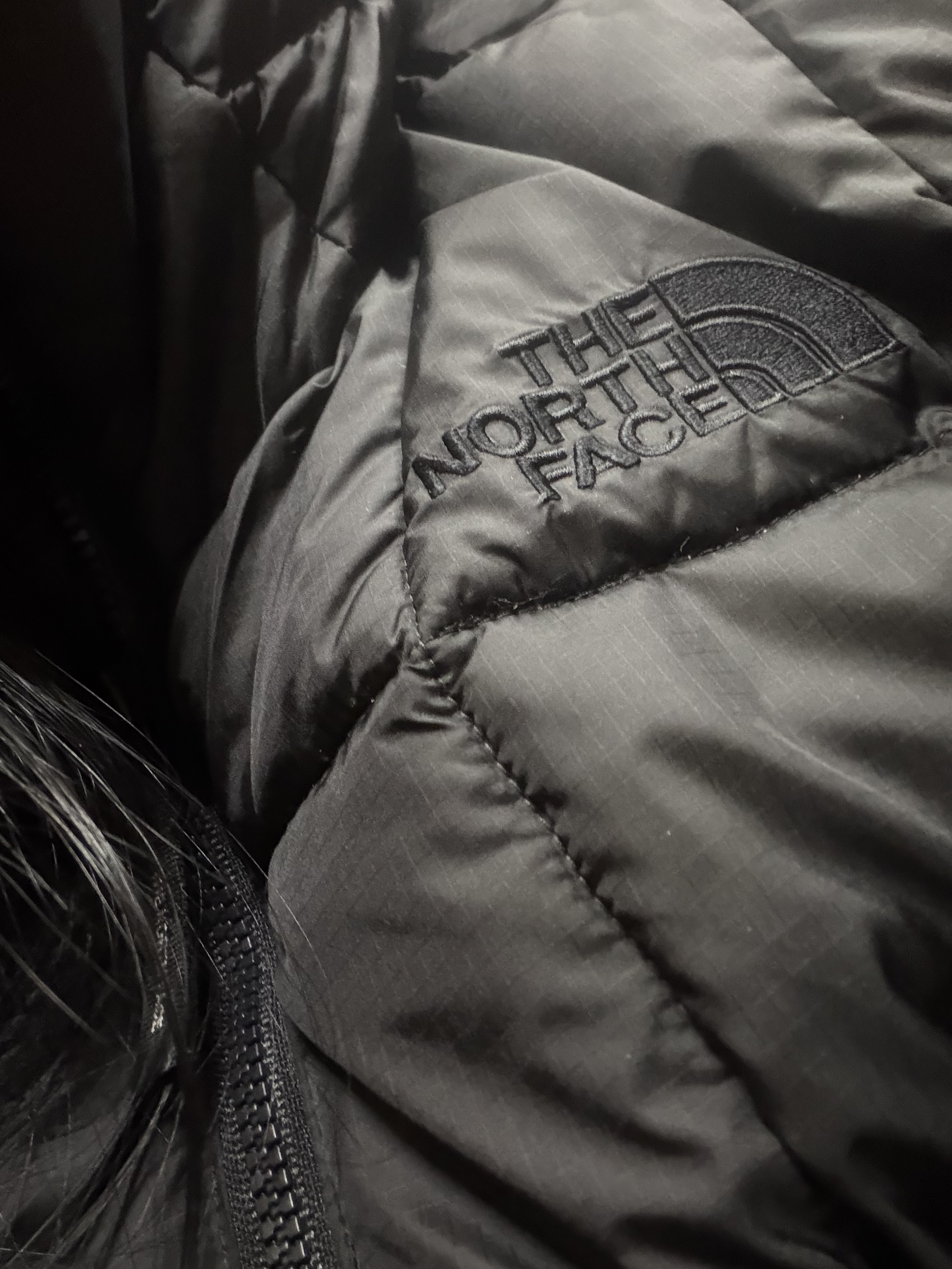 The North Face Wave LT On Jacket Black -25FW 착용 스타일 - 3