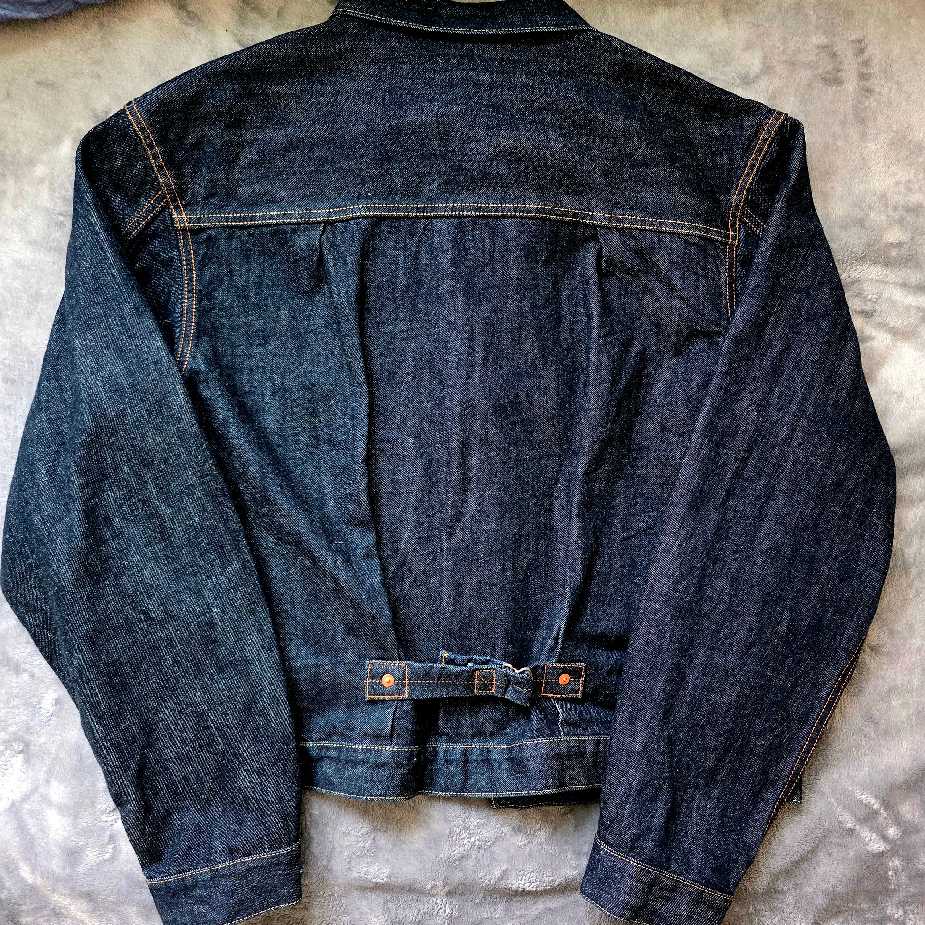 Kapital 14 oz. Denim 1ST One Wash Jacket Indigo 착용 스타일 - 2
