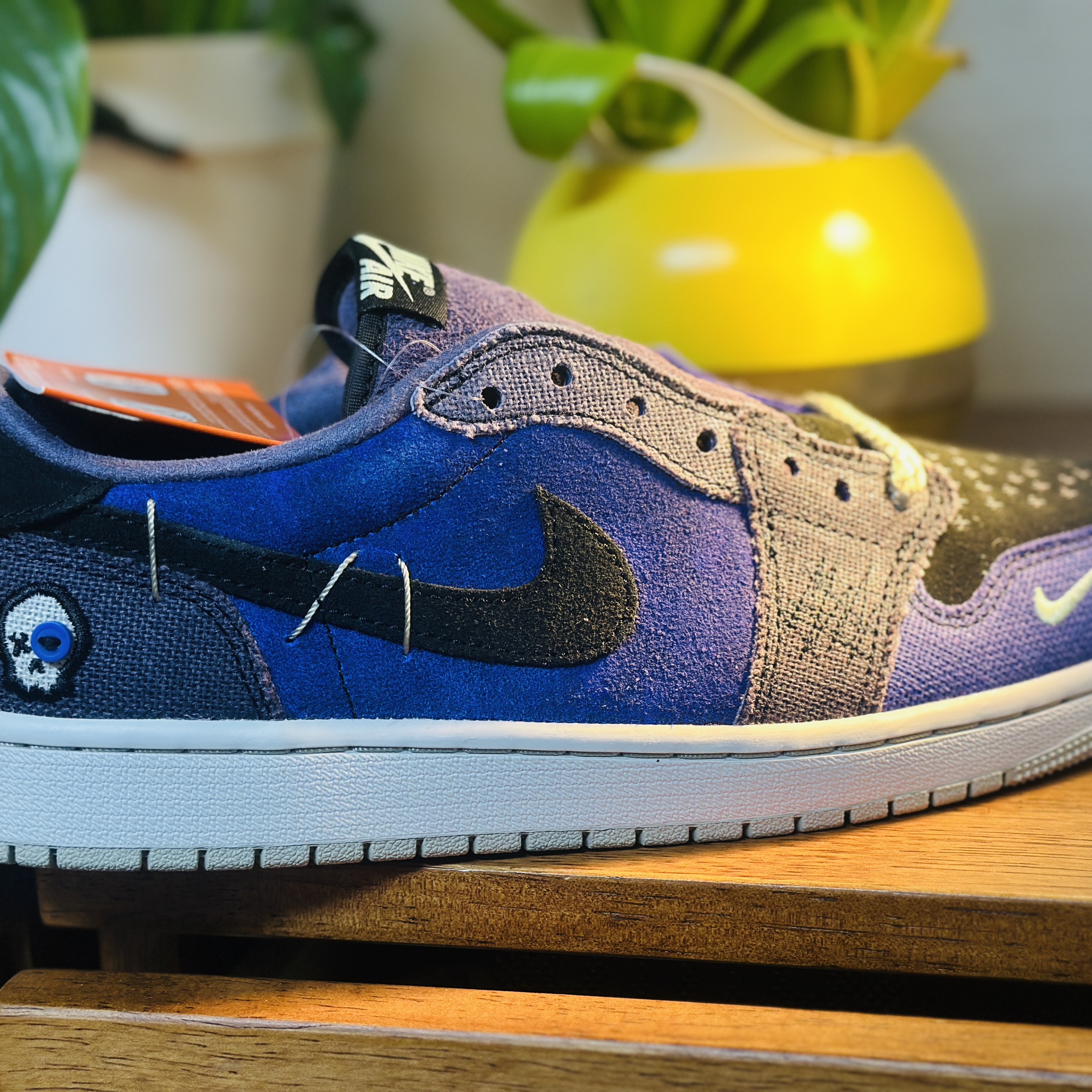 Jordan 1 x Zion Williamson Retro Low OG Regency Purple and Dark Raisin 착용 스타일 - 4