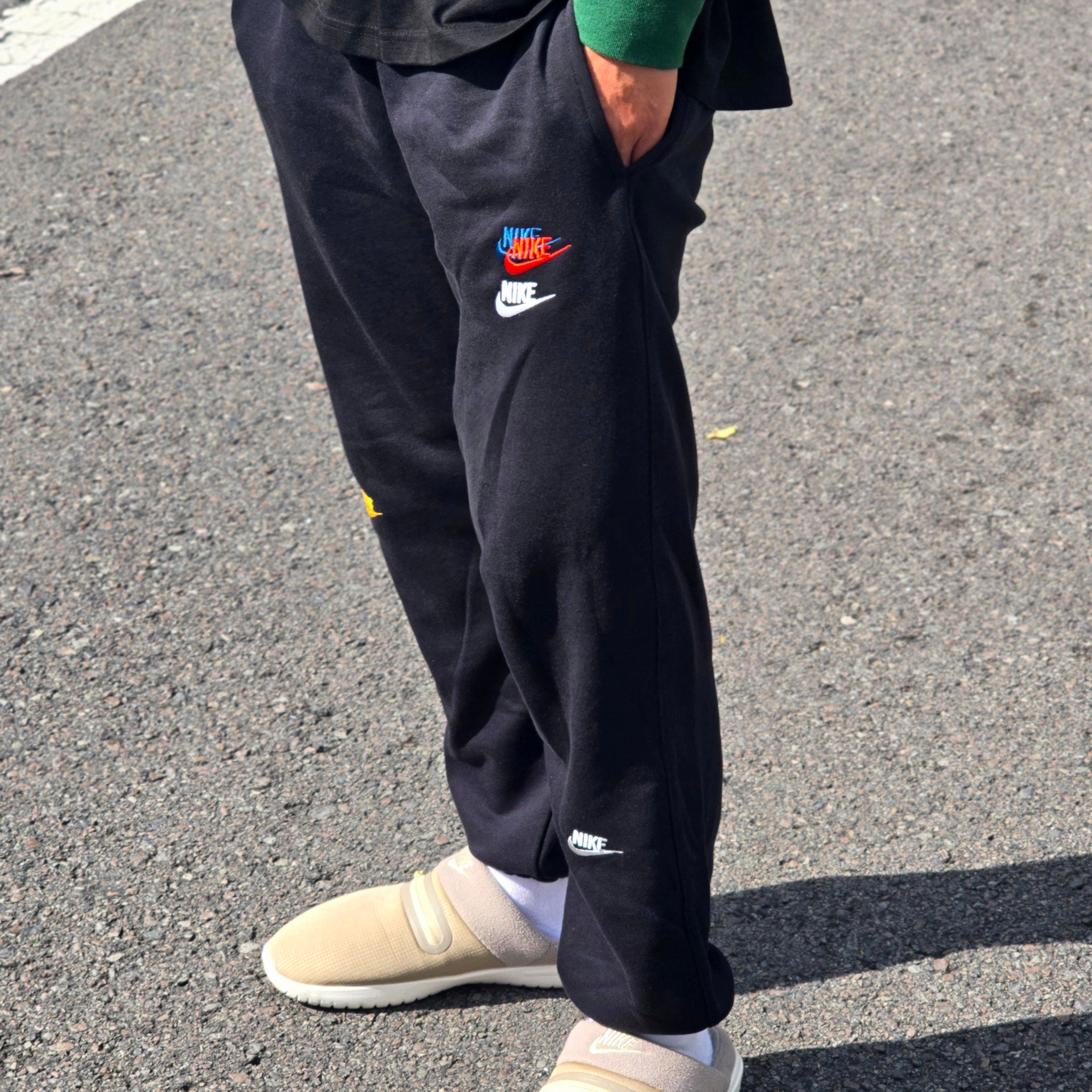 Nike NSW Essentials+ French Terry Pants Black - US/EU, Nike NSW Essential+ French Terry Pants Black - Asia 착용 스타일