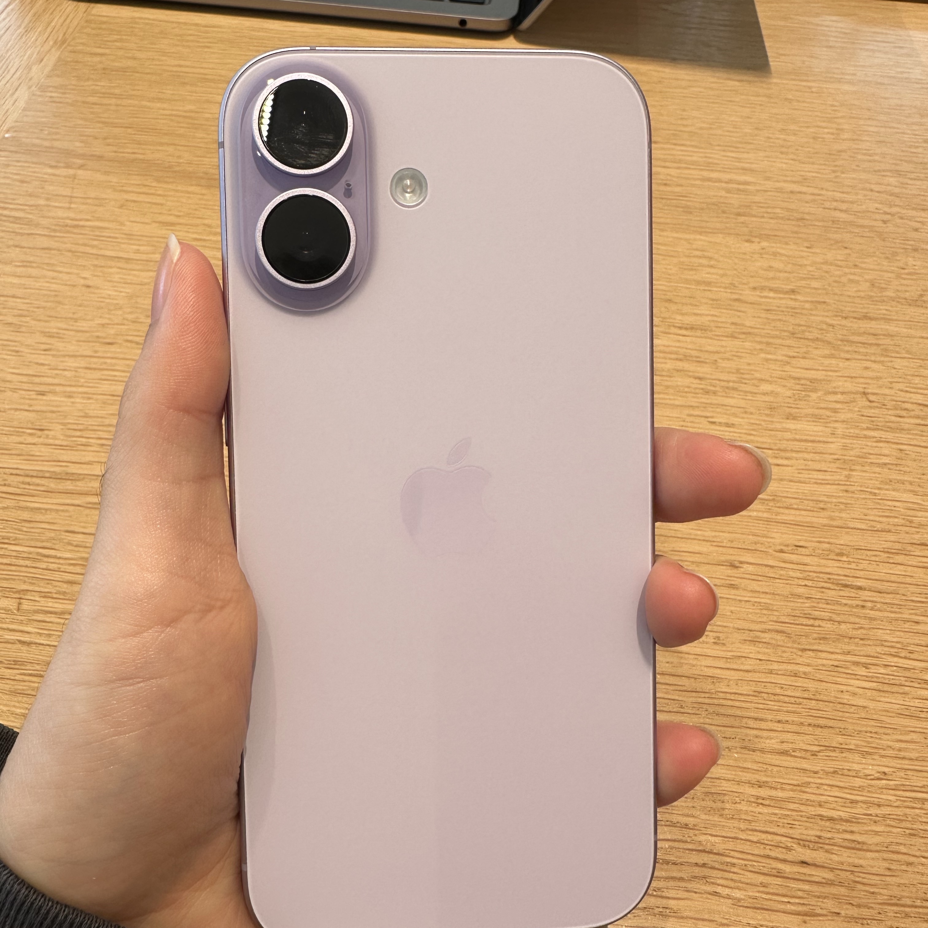 Apple iPhone 17 256GB Lavender 착용 스타일